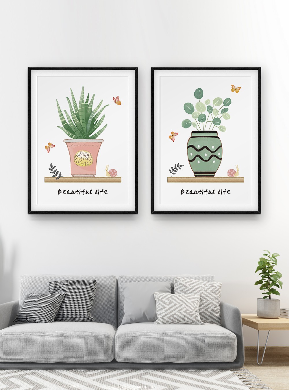 Xương rồng tranh vẽ CHL2-001-KG